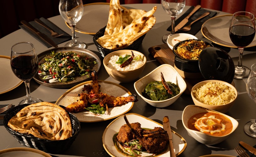 Dishes at The Sepoy Club in Bath